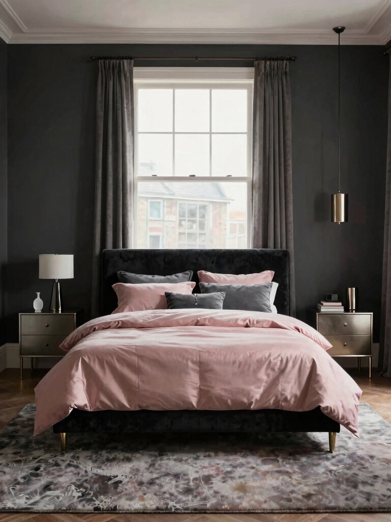 sophisticated blush black harmony