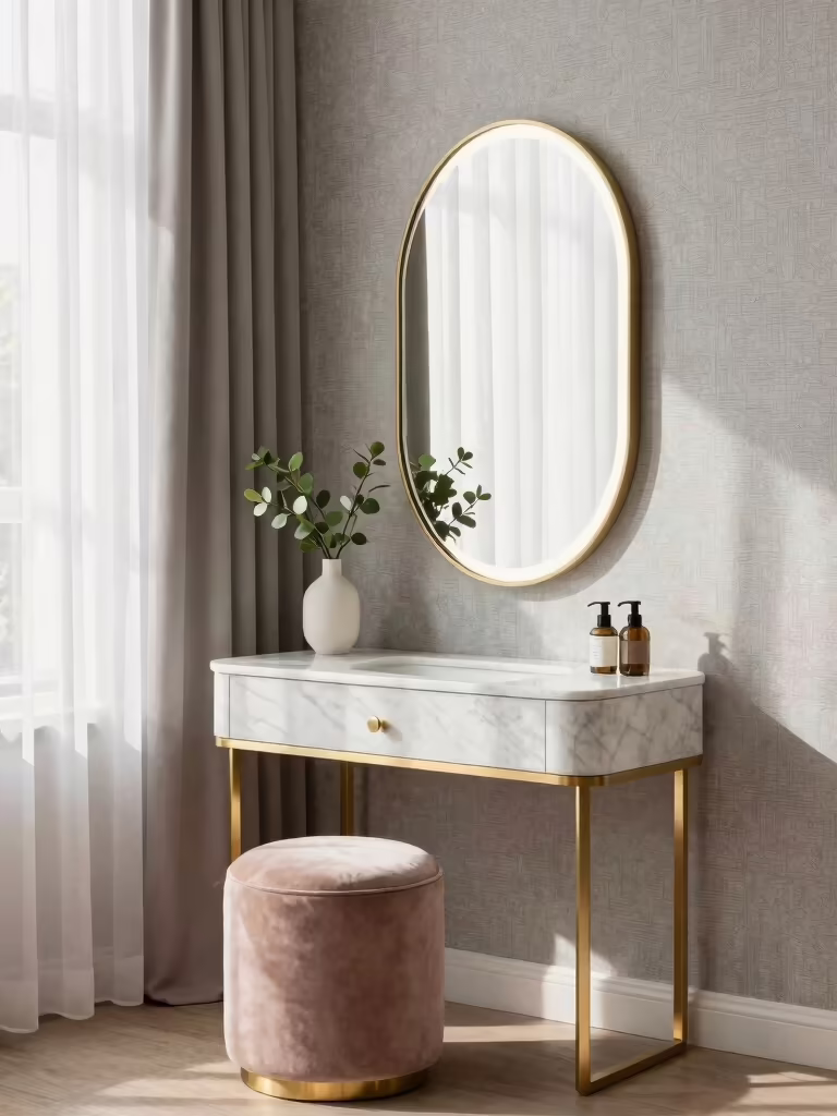 space saving bedroom vanity solutions