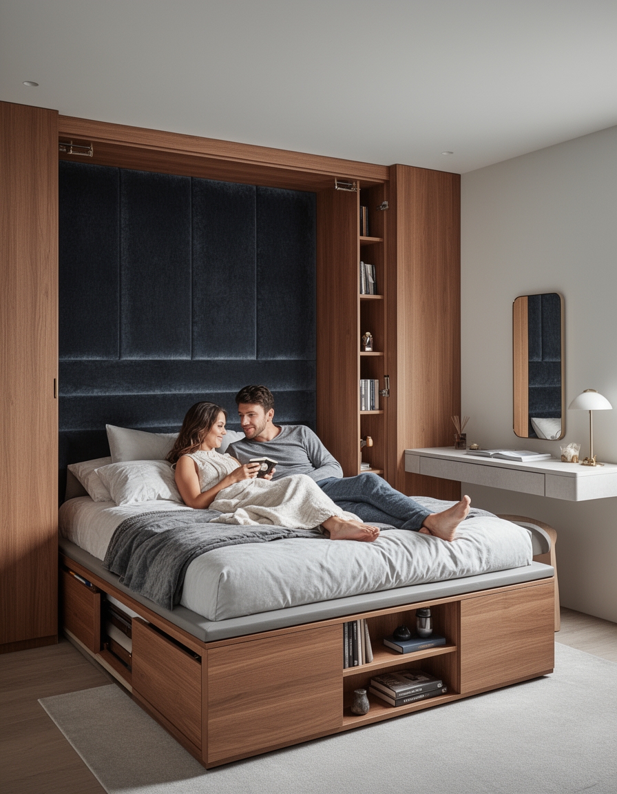 space saving dual purpose furniture