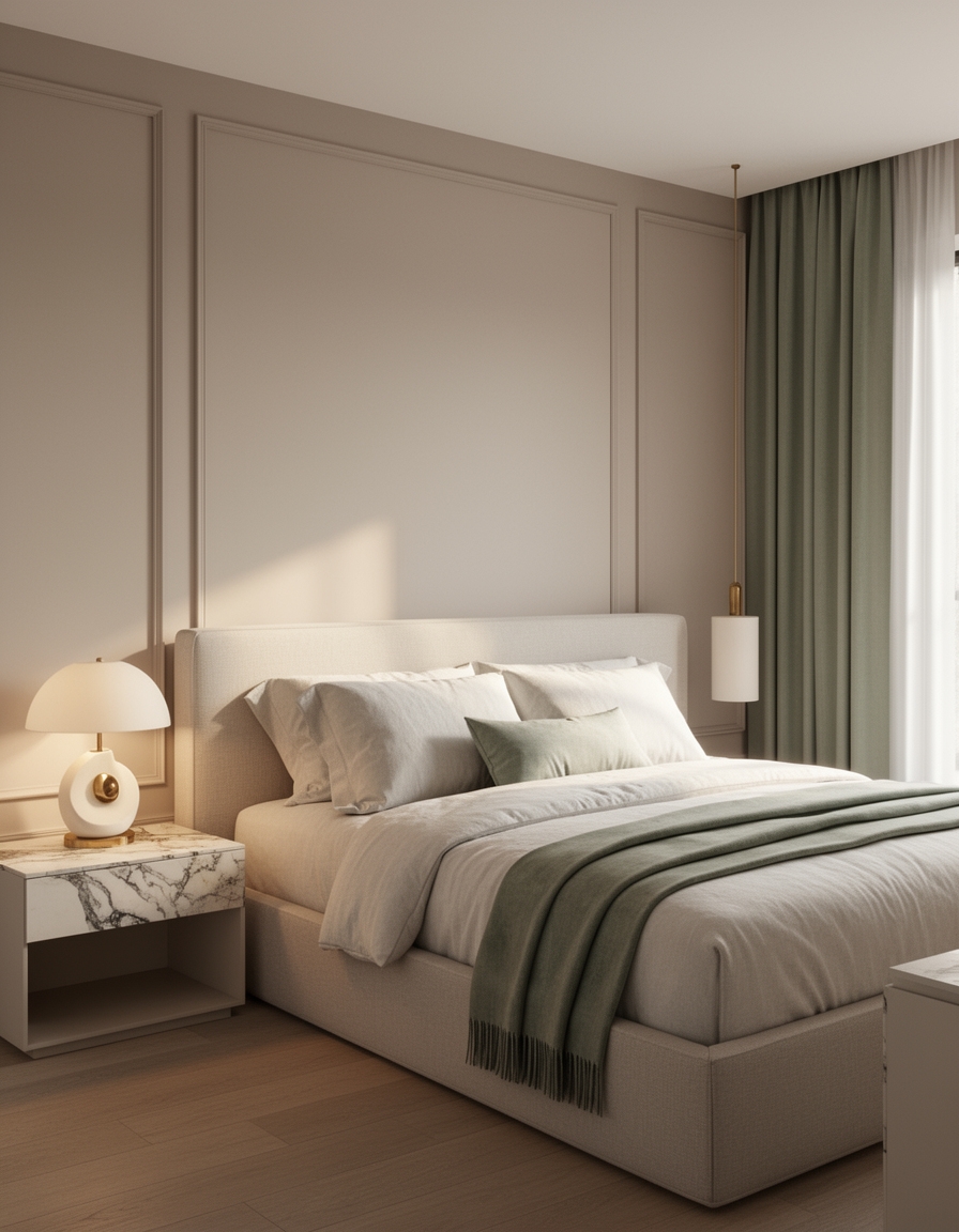 spacious serene soft neutrals