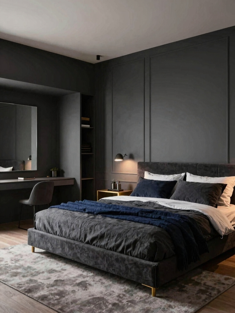 spacious small space bed setups