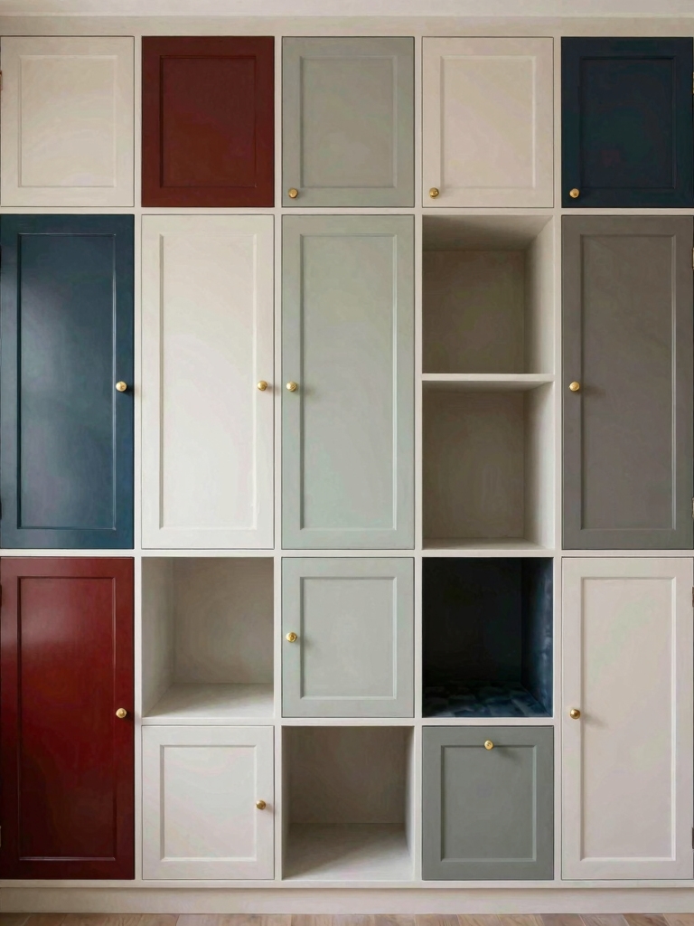 stylish bedroom cupboard colors
