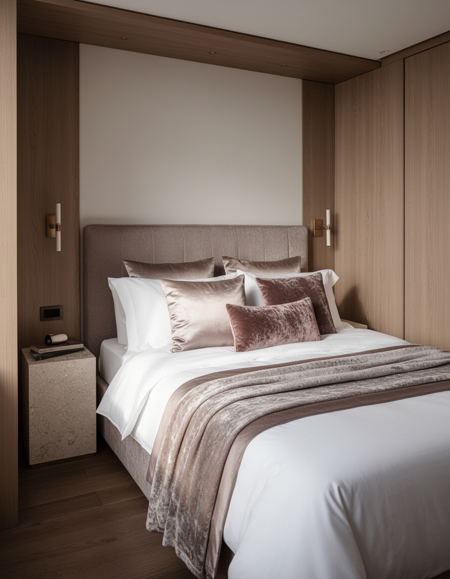 stylish bedroom focal point