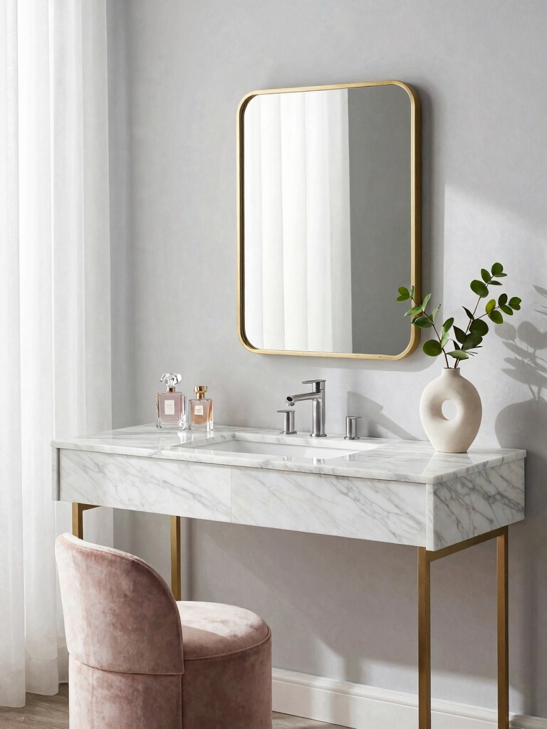 stylish bedroom vanity decor