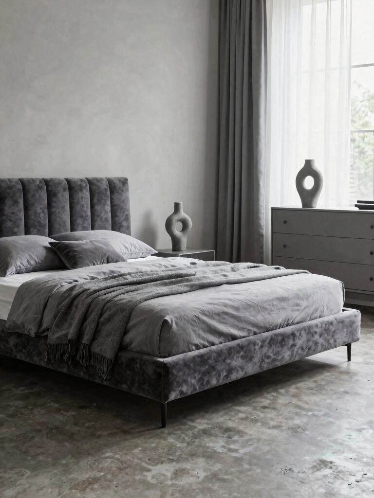 stylish grey bedroom designs