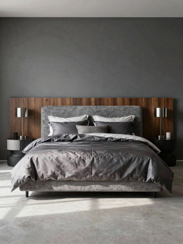 stylish grey bedroom inspiration