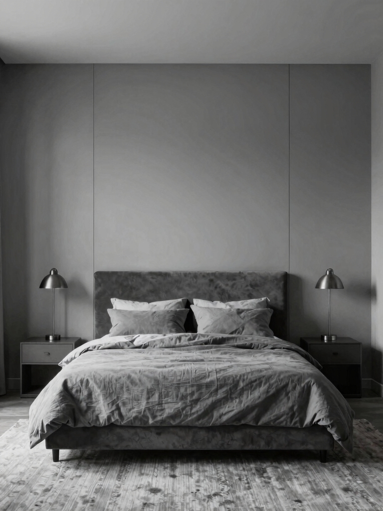 stylish grey bedroom inspiration