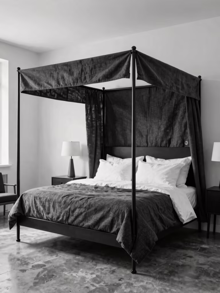 stylish monochrome bedroom designs