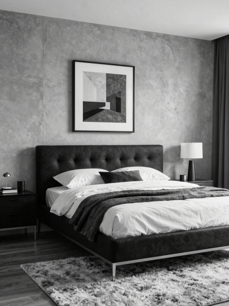 stylish monochrome teen bedrooms