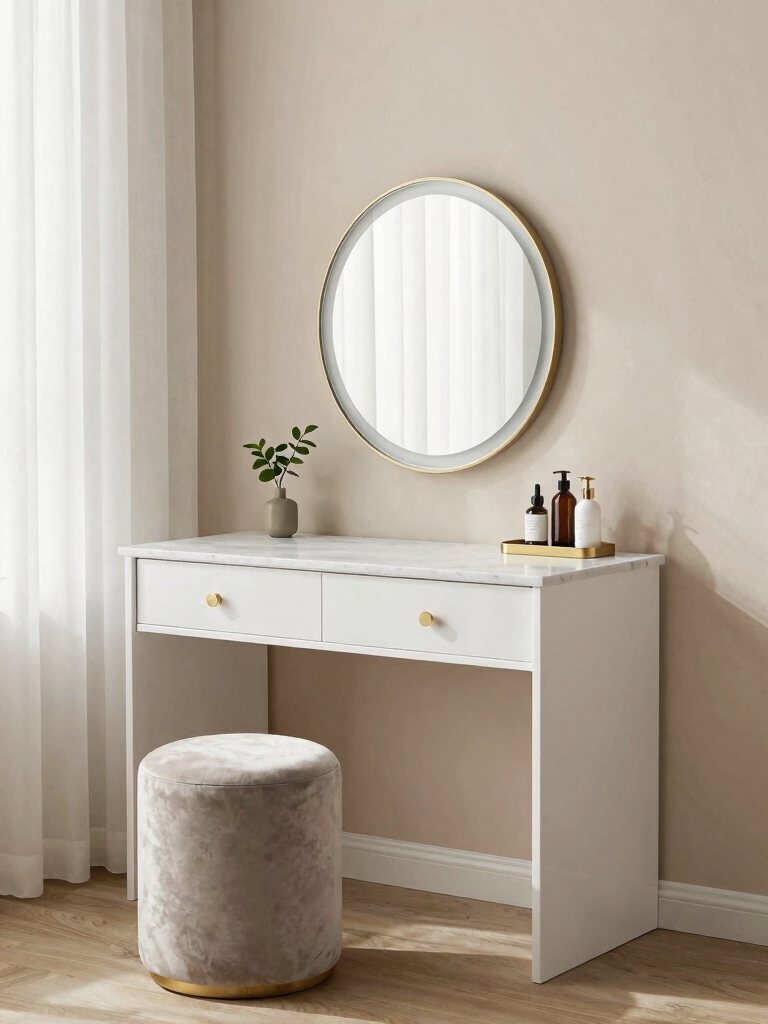 stylish space saving vanity solutions