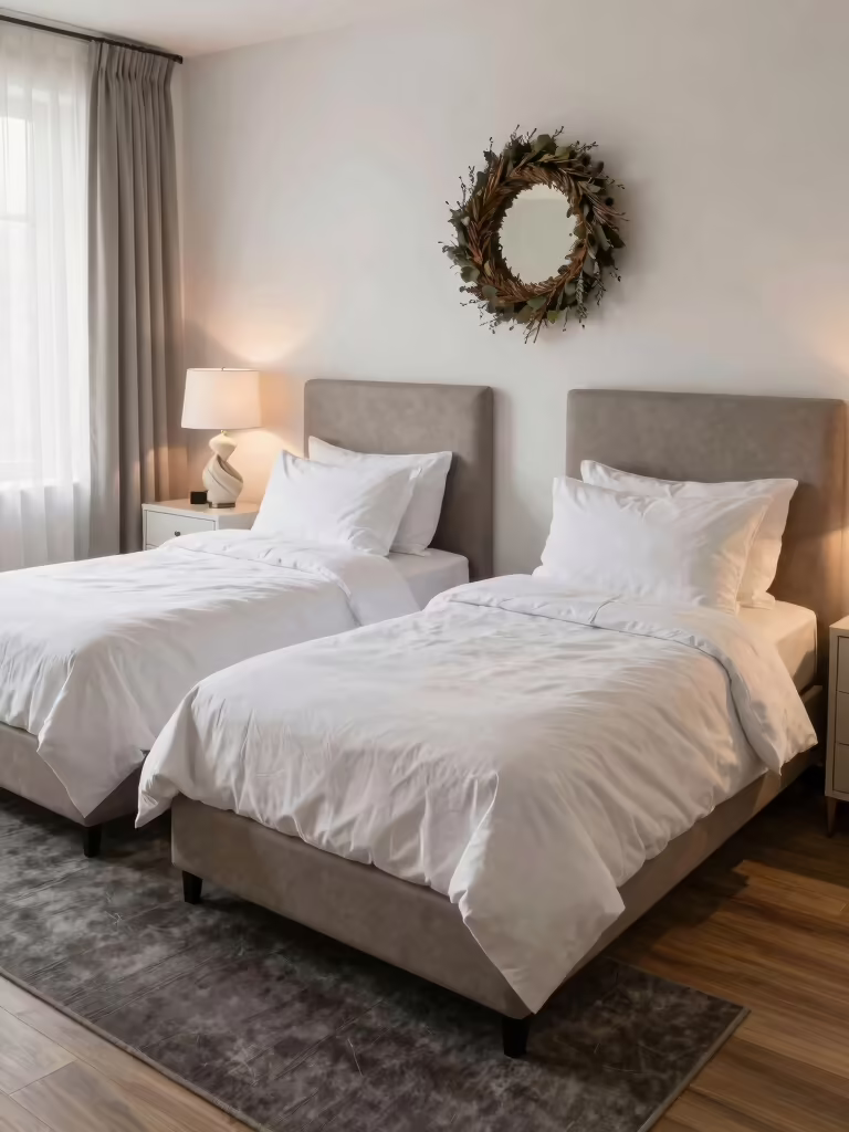 stylish twin bedroom designs
