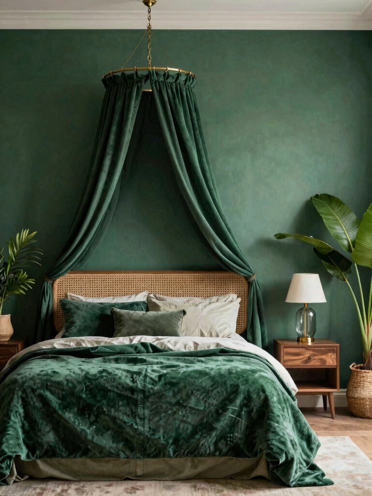 sustainable serene bedroom design