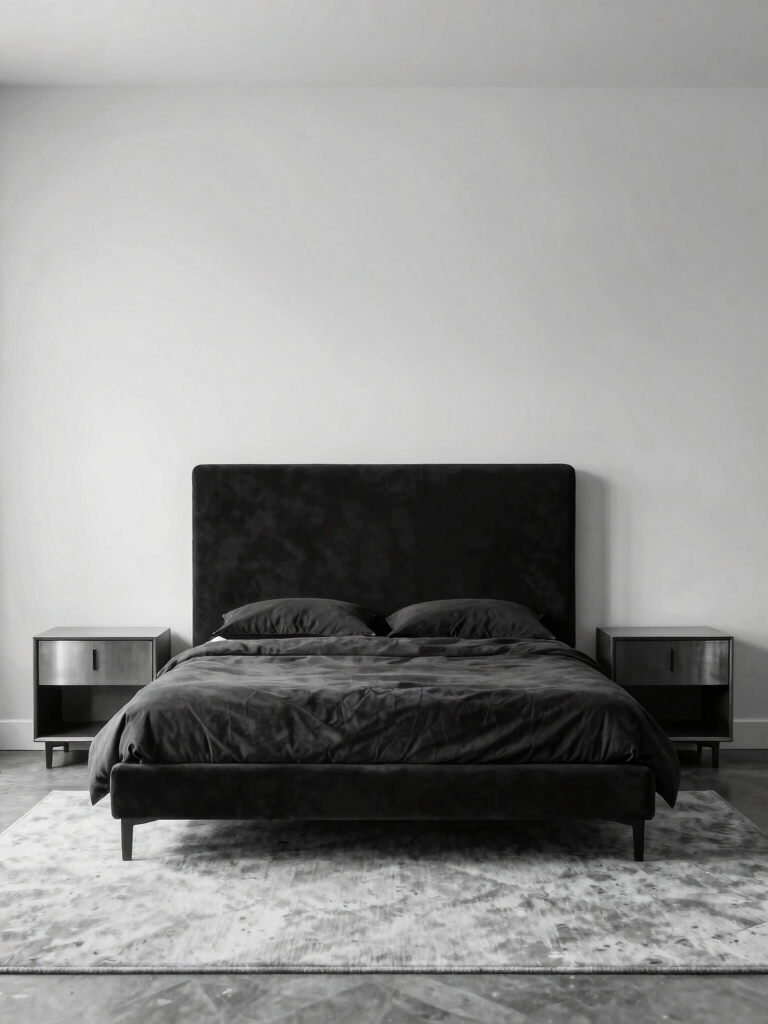 symmetry enhances monochrome aesthetics