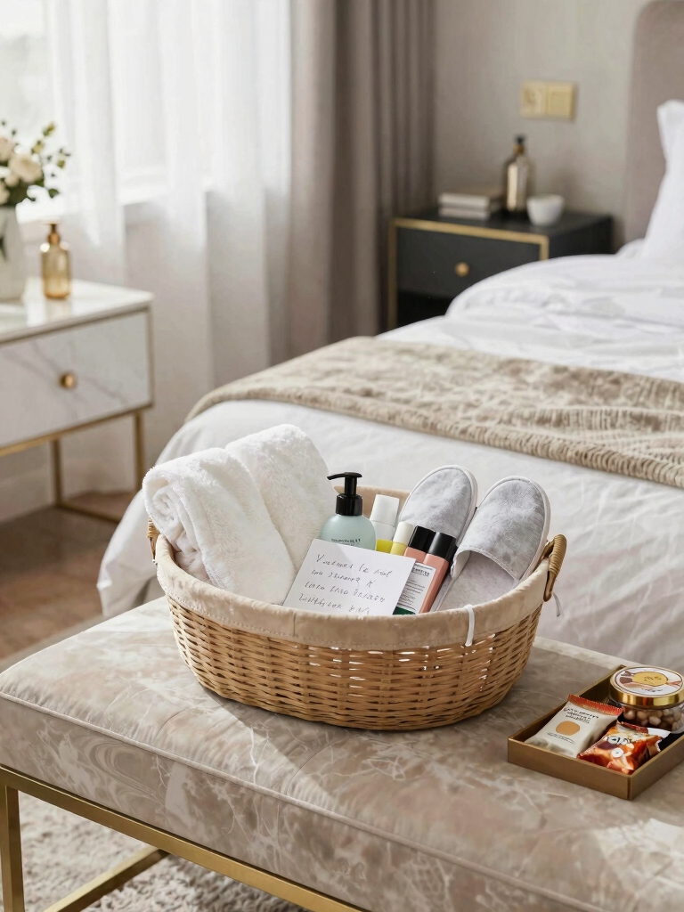 thoughtful guest basket essentials