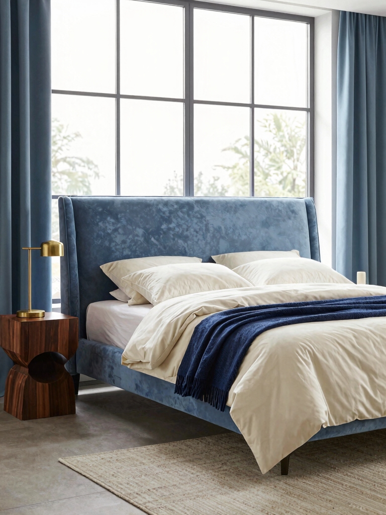 timeless calming blue creams