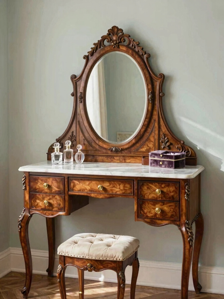 timeless vintage vanity qualities