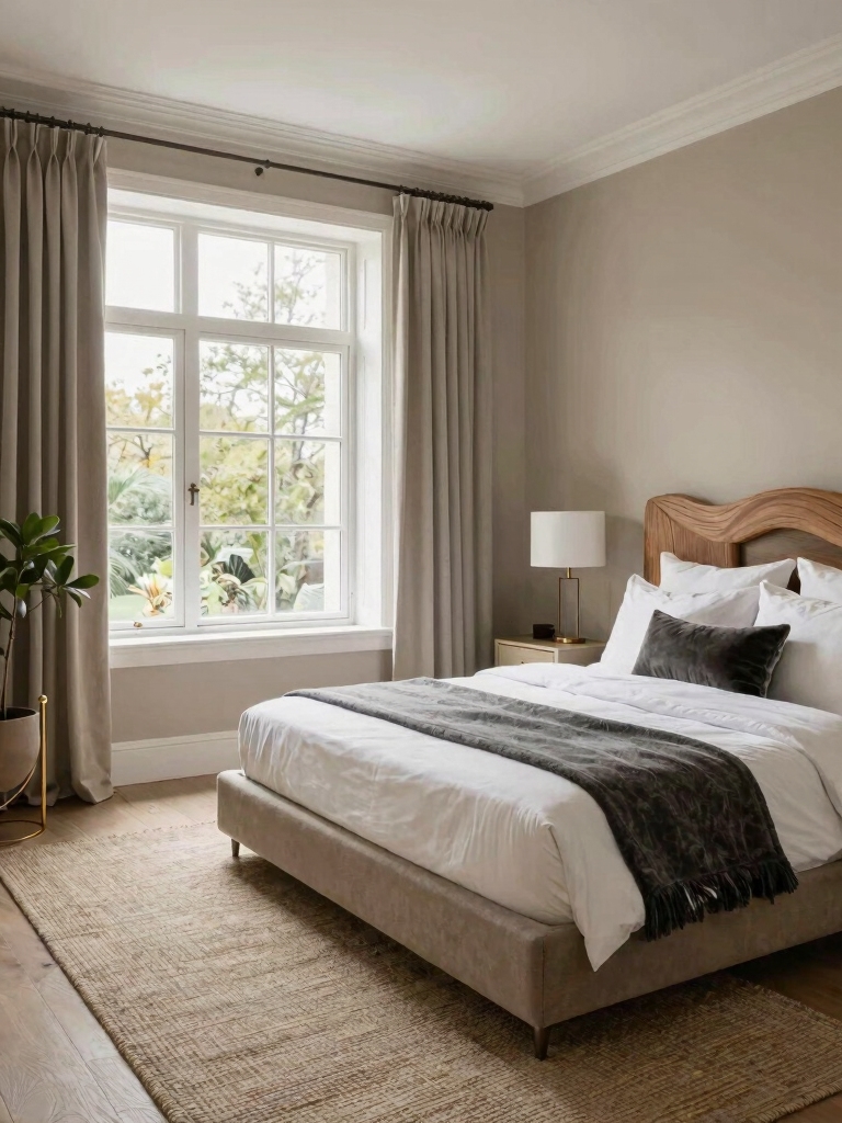 tranquil inviting guest room