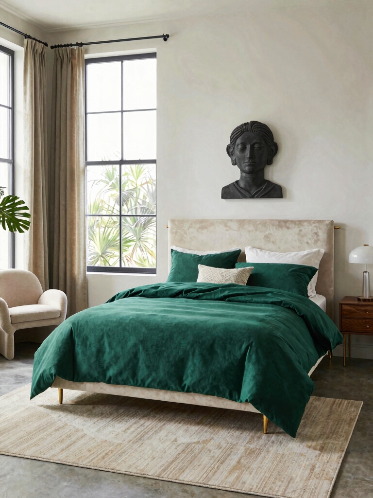 transform your bedroom green