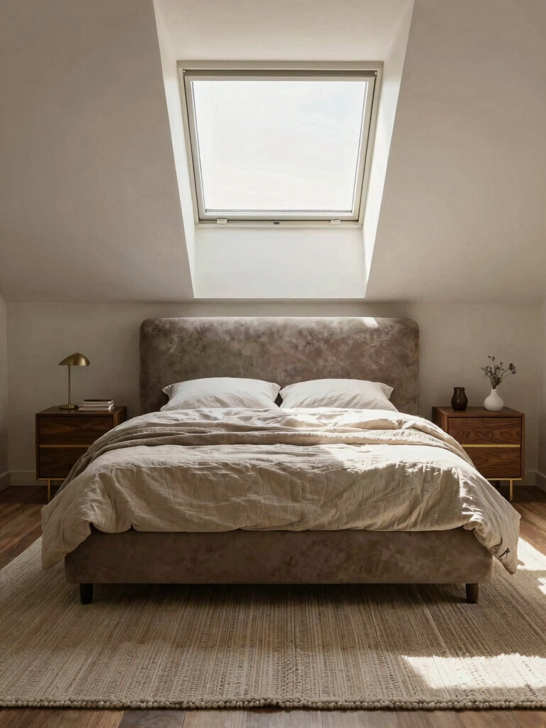 transformative sloped ceiling lighting