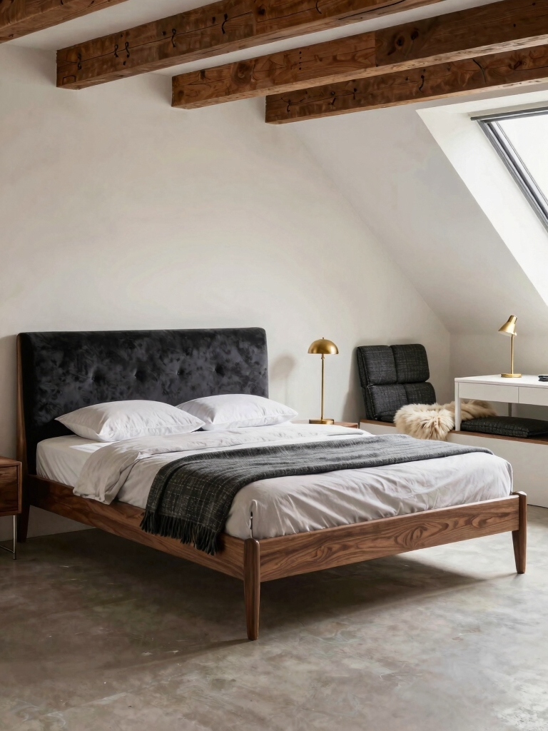 trendy attic bedroom inspiration