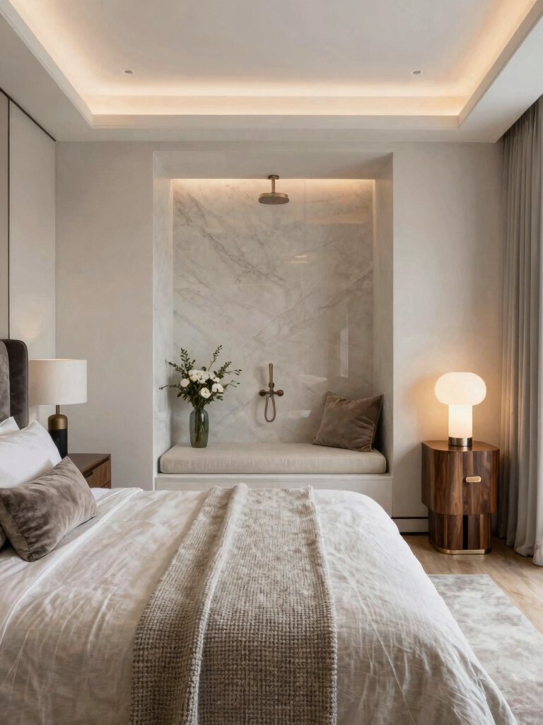 trio of layered lighting