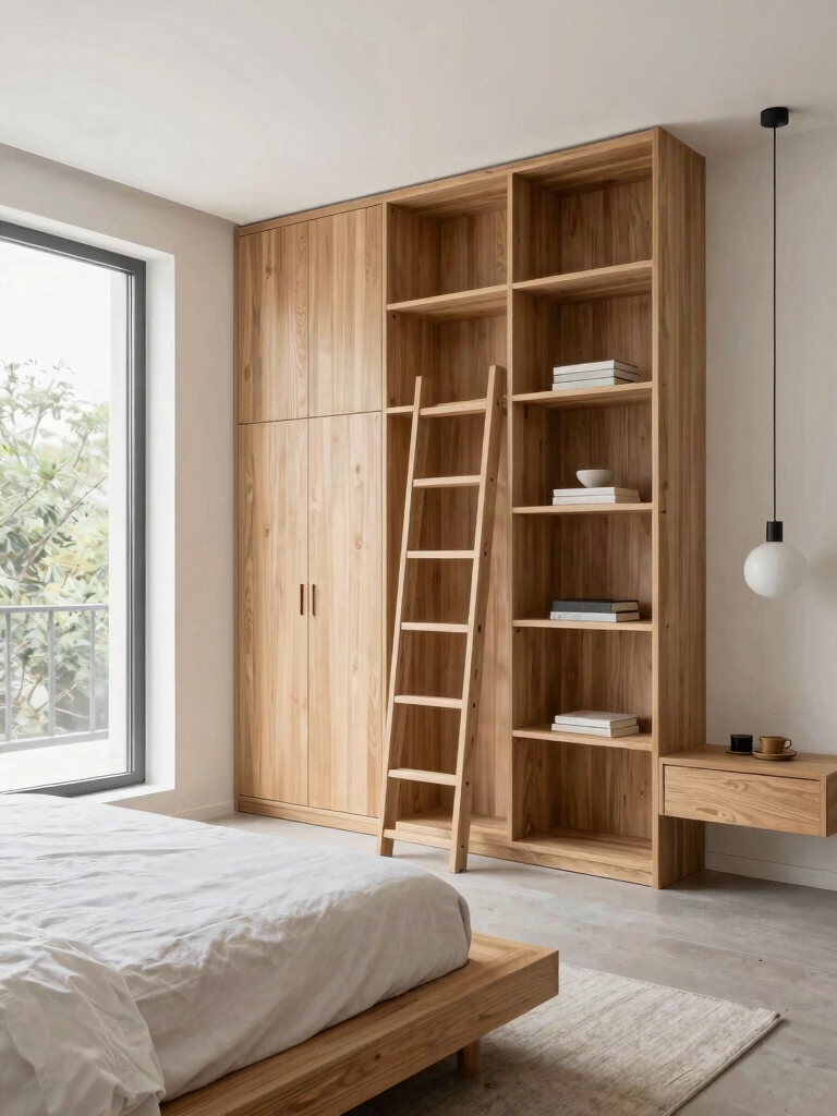 vertical storage maximizes space