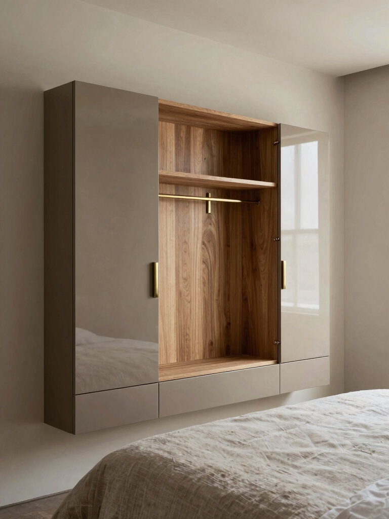wall hugging storage solutions planned