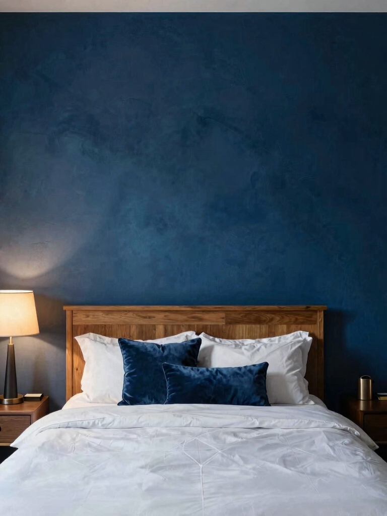 warm blue intimate ambiance