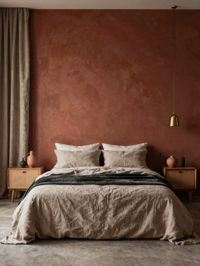 warm earthy tones blend