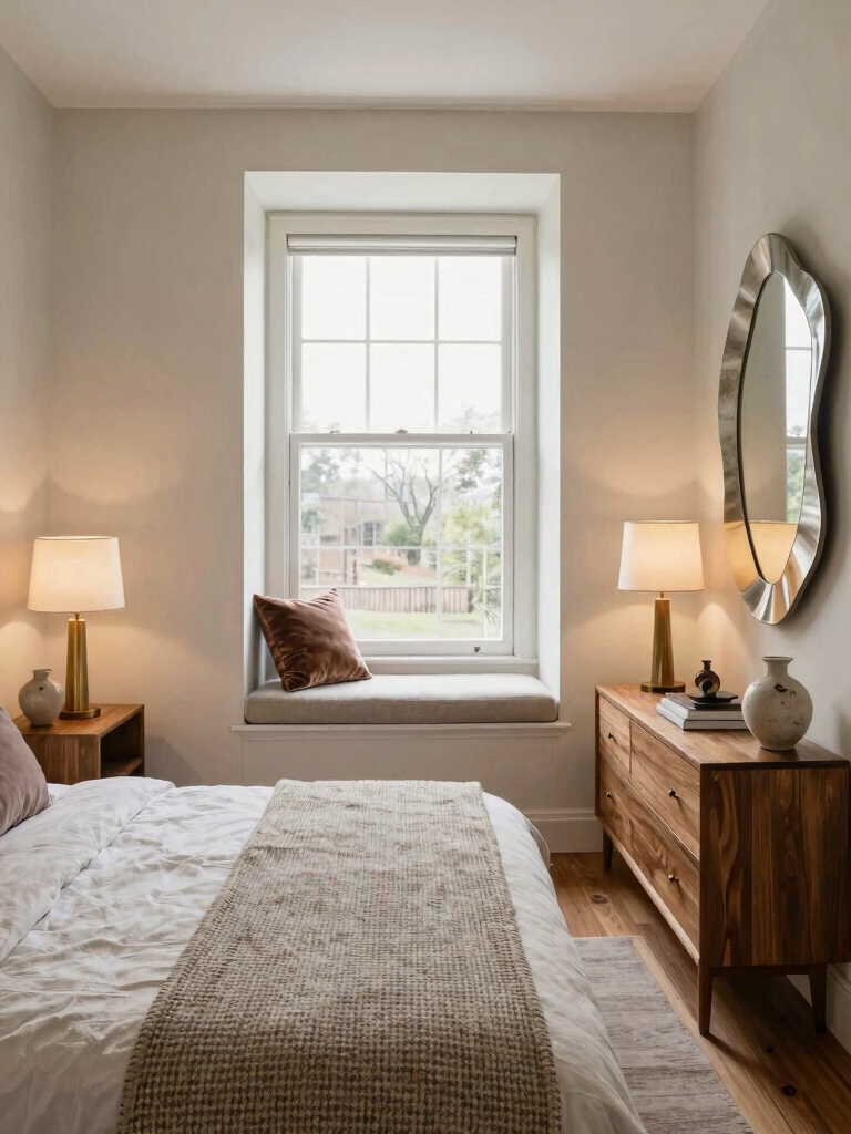 warm layered lighting design