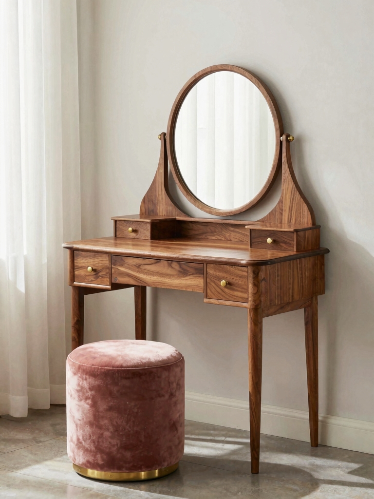 warm vintage vanity charm
