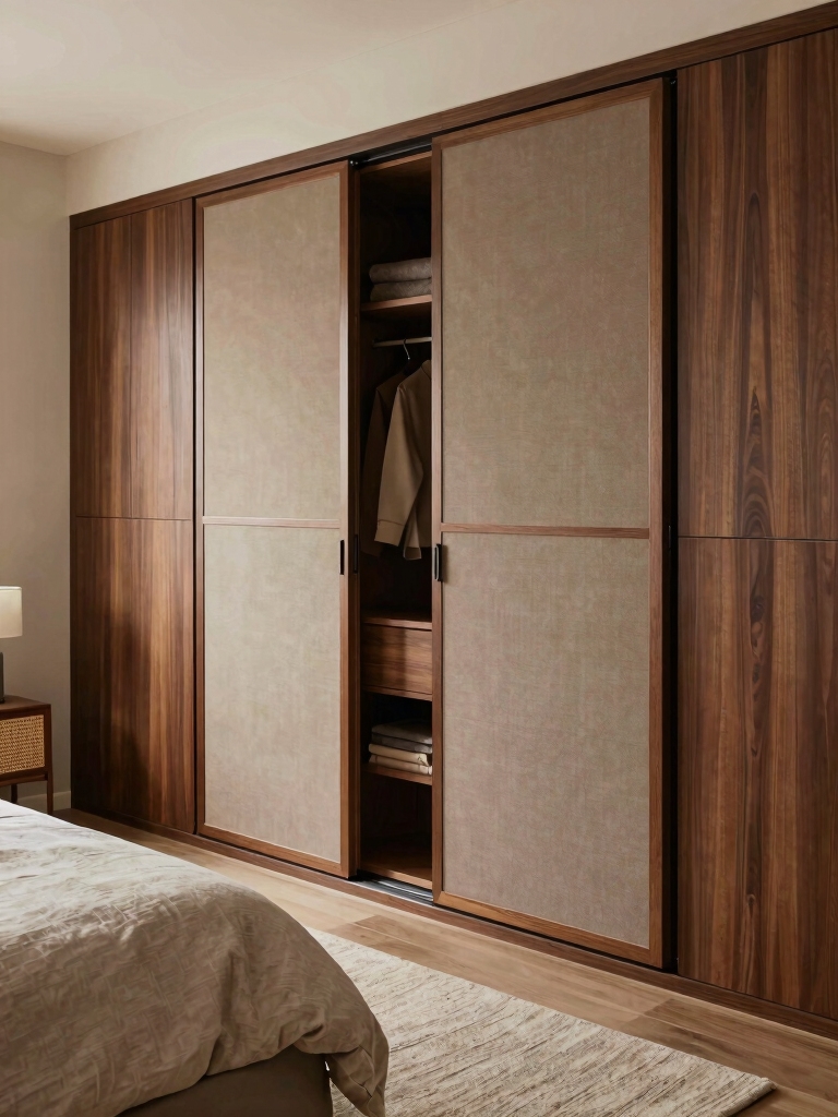 warm wood and fabric