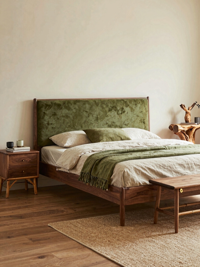 warm wood tones enhance coziness