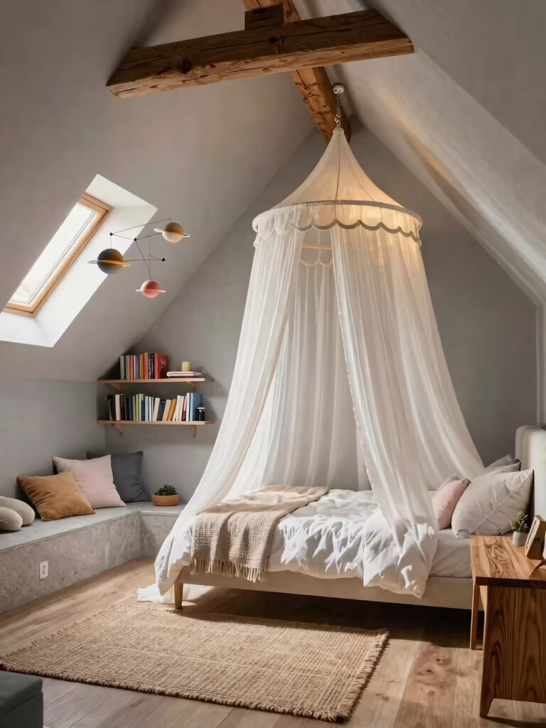 whimsical attic bedrooms for kids