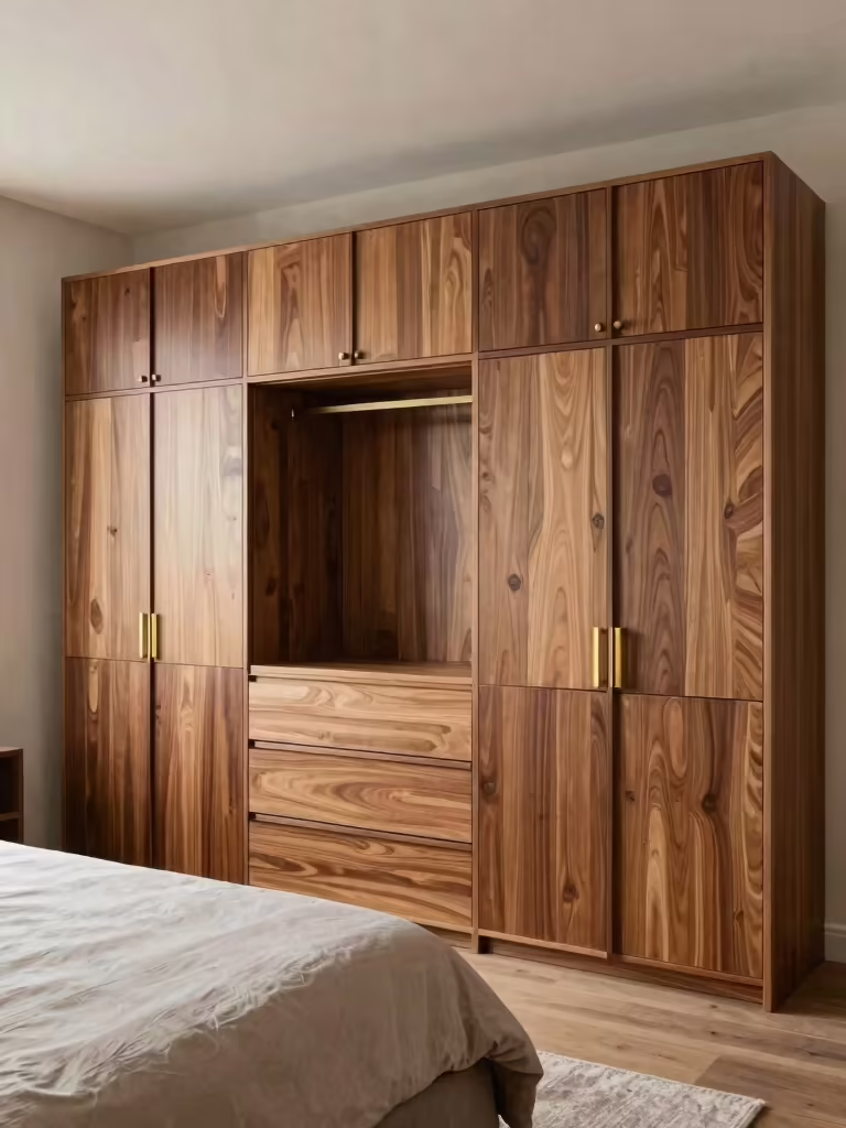 wooden bedroom cupboard designs