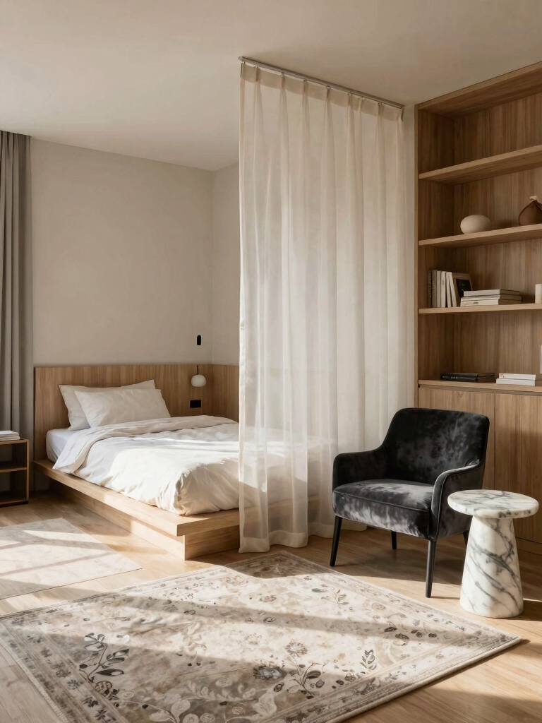 zones with rugs dividers