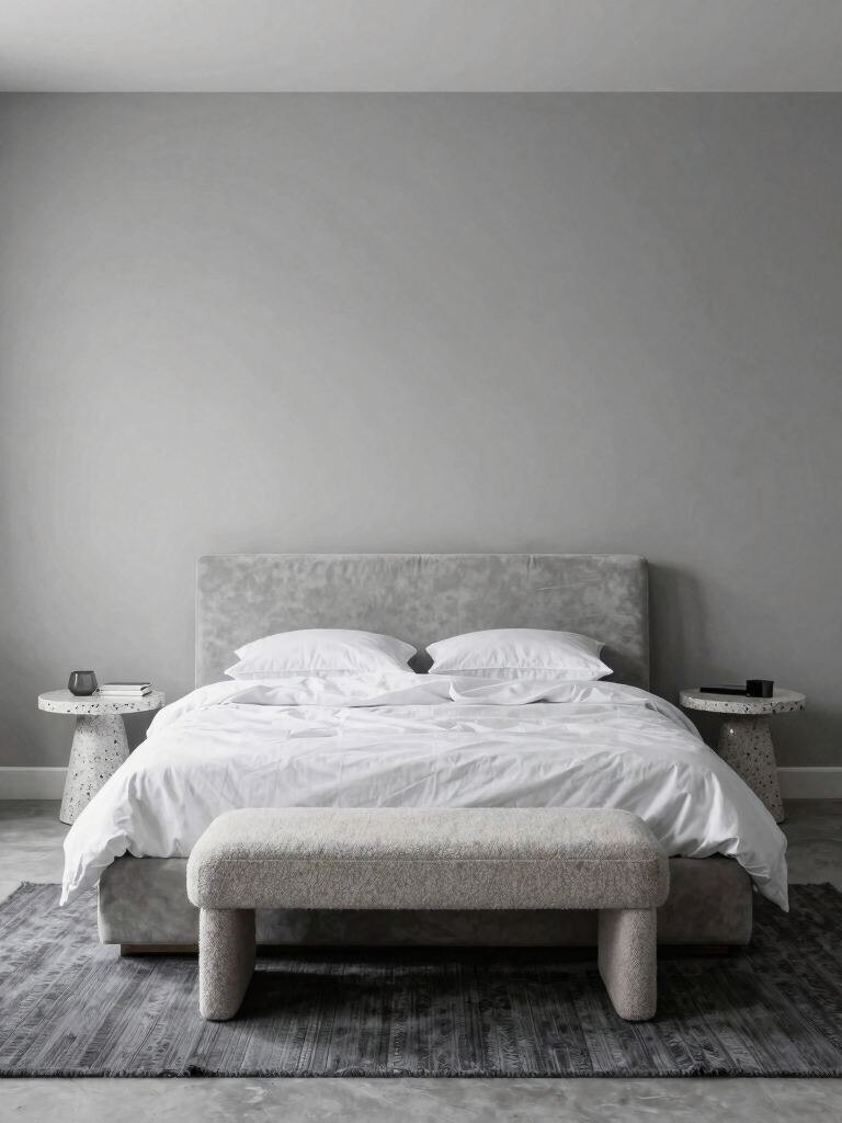 airy polished minimalist bedrooms