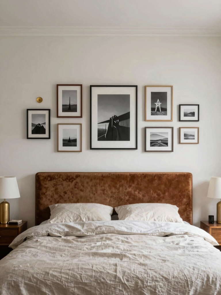 bedroom gallery wall ideas