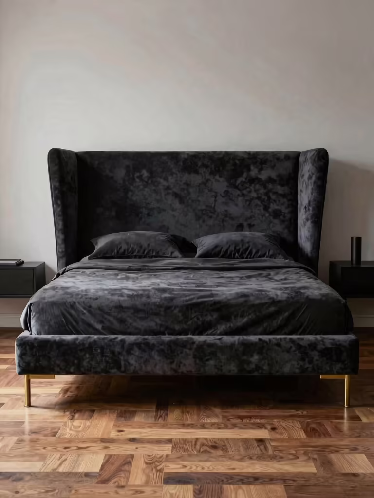 bold and dramatic bedrooms