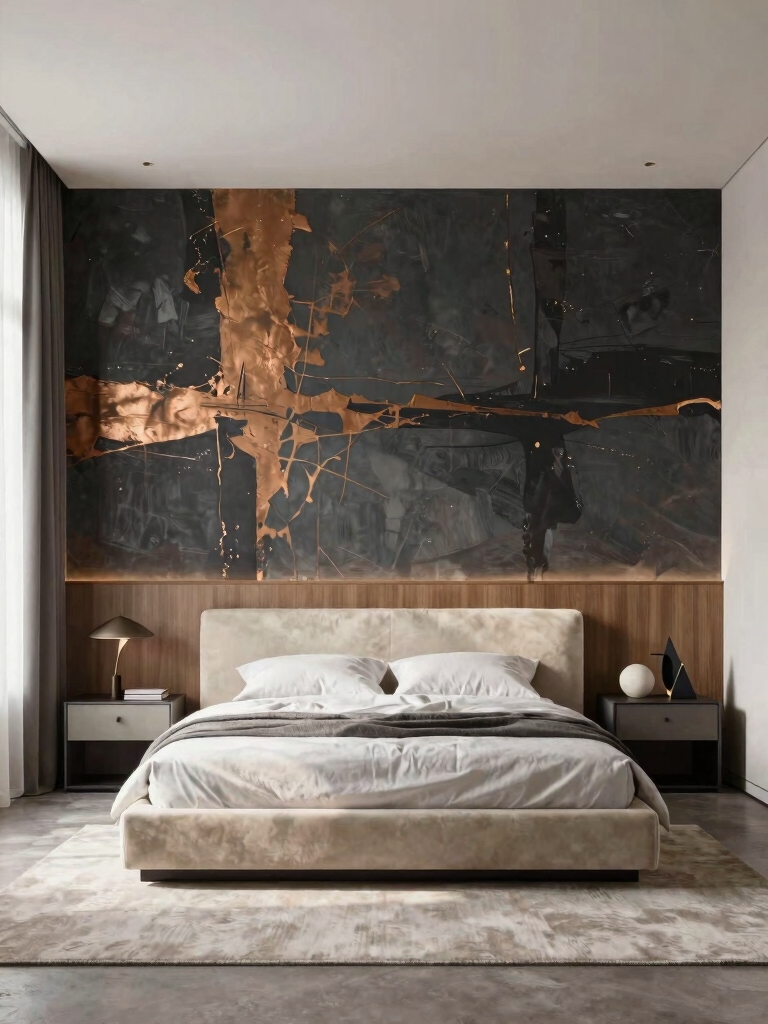 bold cohesive focal wall