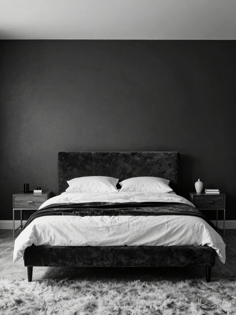 bold contrast soft textures