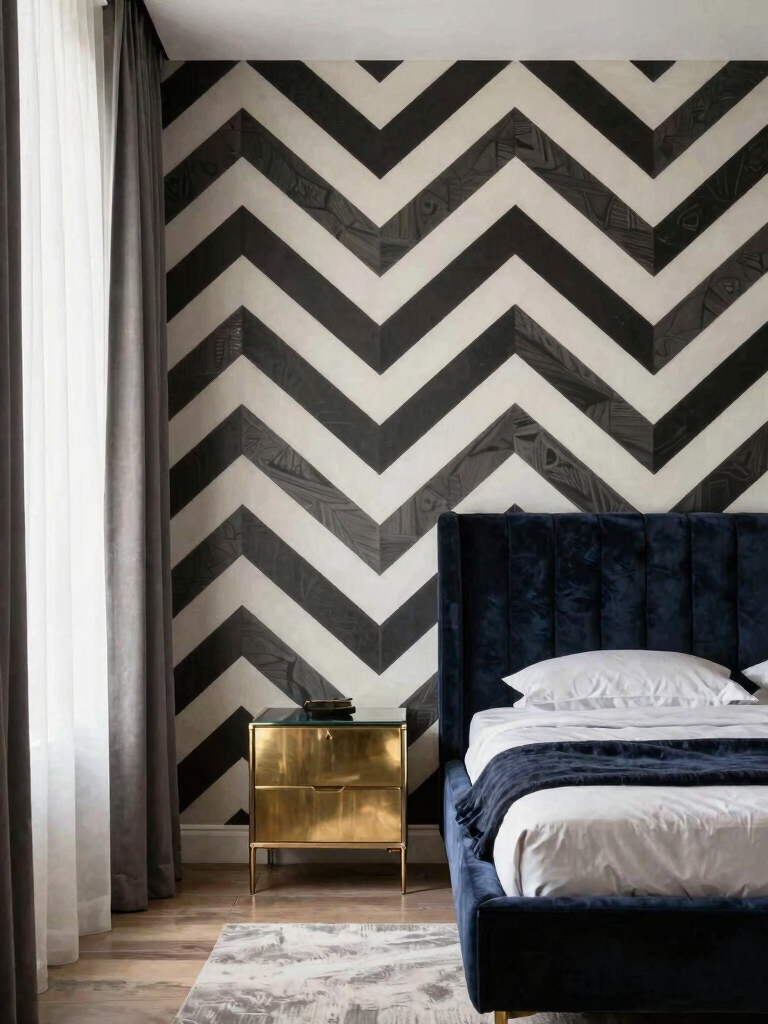 bold geometric wallpaper impact