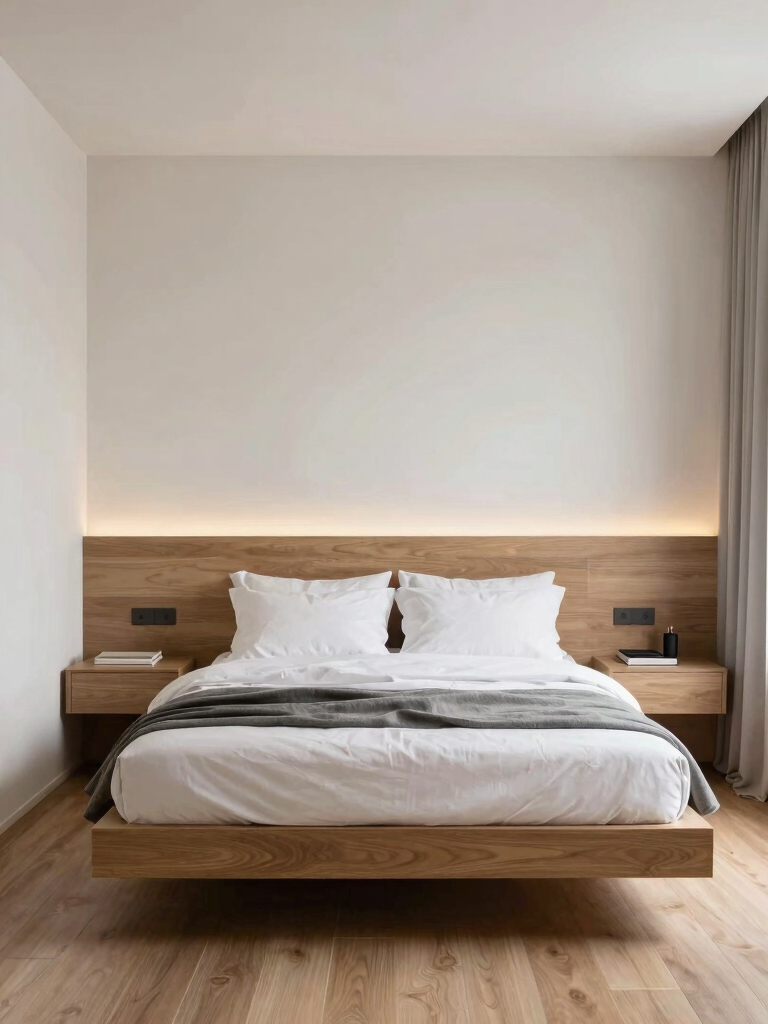 bright layered bedroom lighting