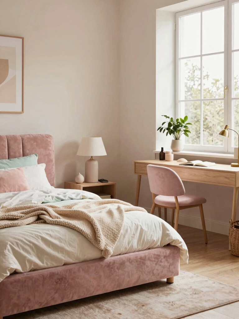 calm joyful soft colors
