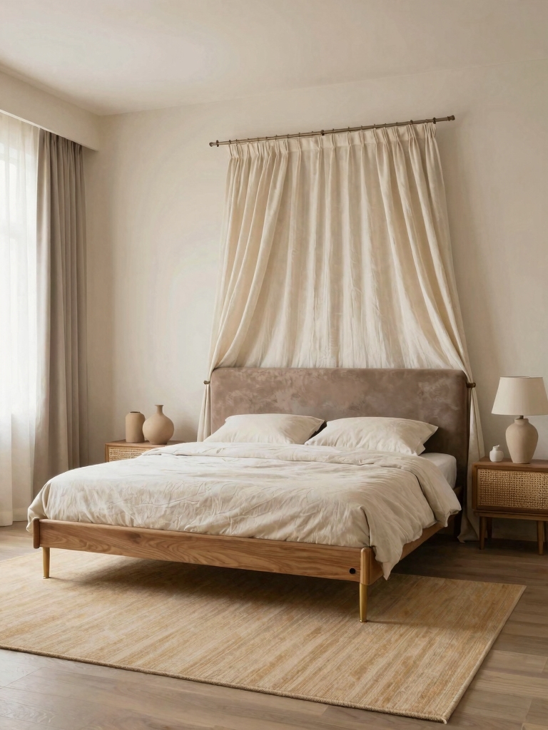 calm neutrals warm accents