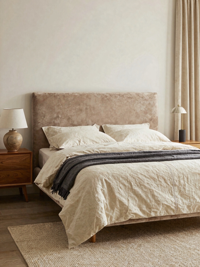 calm timeless beige bedroom