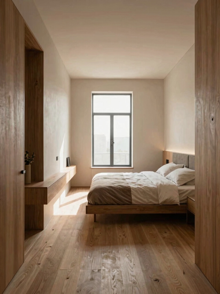 clear unobstructed bedroom pathways