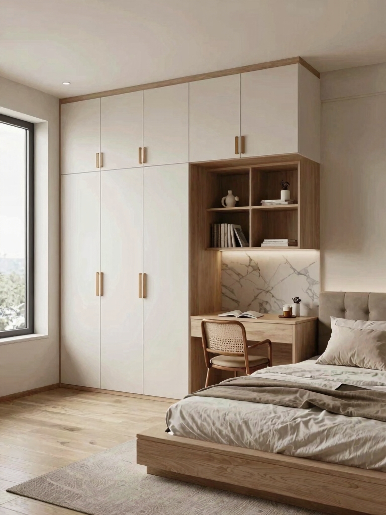 clutter free built in storage