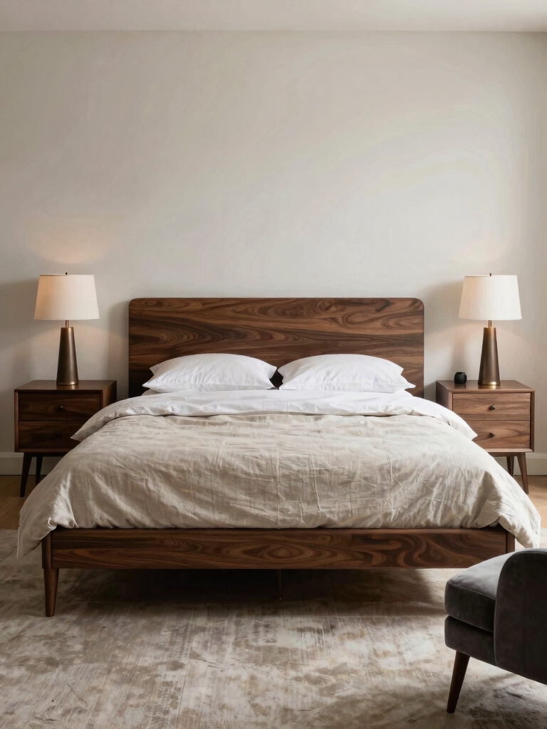cohesive balanced nightstand design