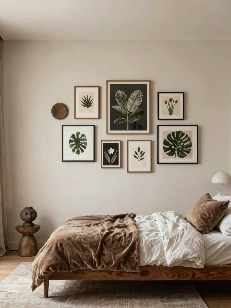 cohesive gallery wall design